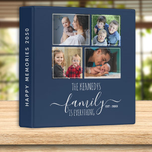 Classeur Album photo collage moderne pour 4 photos de famil