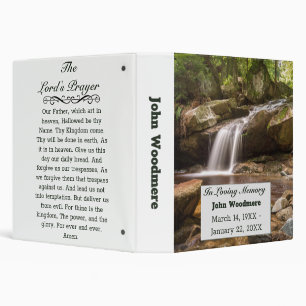 Classeur Album photo commémoratif de la prière de cascade