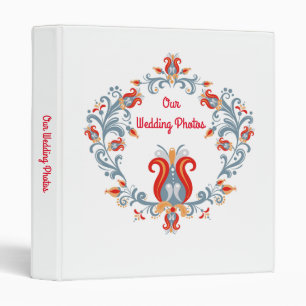 Classeur Album photo d'art populaire scandinave