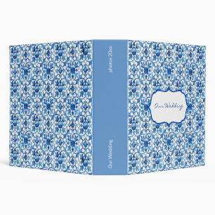 Classeur Album Photo de Carreaux Bleus Blancs de la Côte d'