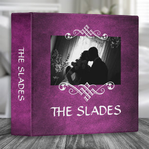 Classeur Album photo de famille ・ Magenta rose