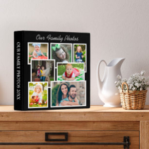 Classeur Album photo de famille Noir 7 Scrapbook 