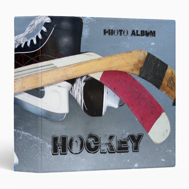 Classeur Album photo de Hockey 2 (Devant/Côté)