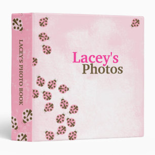 Classeur Album photo de la fille Ladybug Brown rose