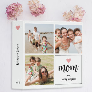 Classeur Album photo de maman Souvenirs Reliure 3 anneaux