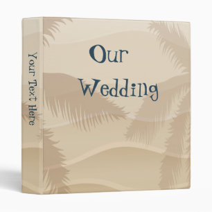 Classeur Album photo de mariage de plage tropicale