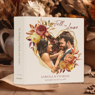 Classeur Album Photo de Mariage Floral Boho Tombez amoureux