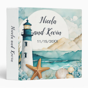 Classeur Album photo de mariage phare nautique 