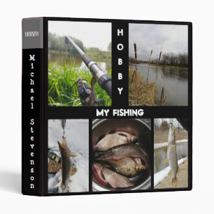 Classeur album photo de pêche personnalisé.