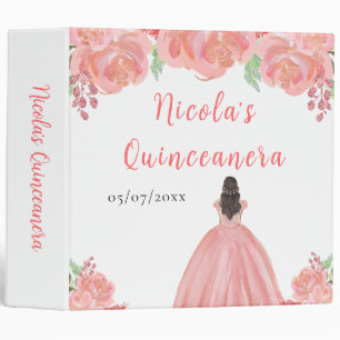 Classeur Album photo de Quinceanera princesse aux cheveux b