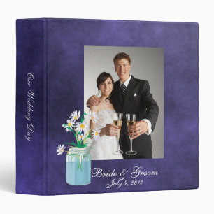 Classeur Album photo du Mariage Daisies d'été