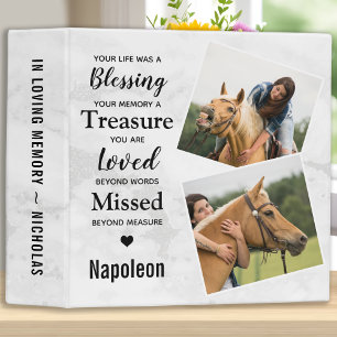 Classeur Album photo du mémorial équestre du cheval