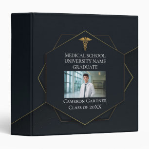 Classeur Album photo en or noir Médicale