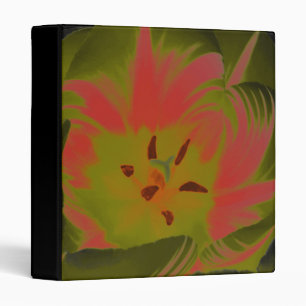 Classeur Album photo gothique de la tulipe rouge brillante