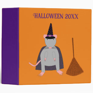 Classeur Album photo Halloween sorcier et balai personnalis