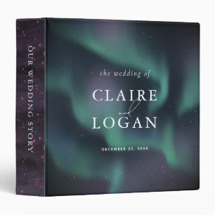 Classeur Album photo Mariage Aurora Northern Lights