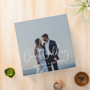 Classeur album photo mariage élégant et moderne