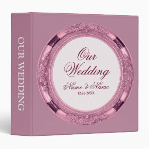 Classeur Album photo Mariage fête Dusty Rose rose pâle