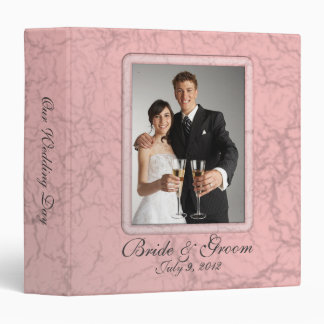 Classeur Album photo Mariage rose Grunge