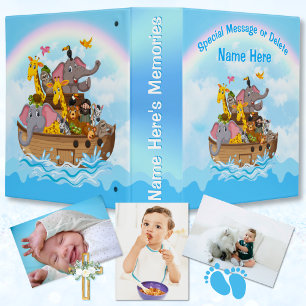 Classeur Album photo Noah's Ark, Cadeaux de Dédication Bébé