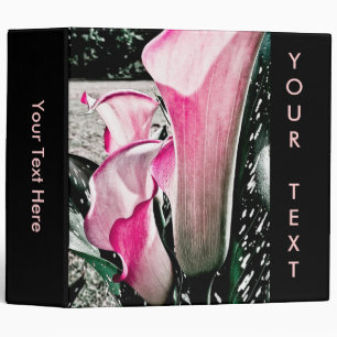 Classeur Album photo noir calla lily