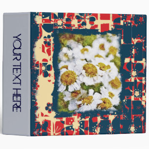 Classeur Album photo personnalisé. Fleur vintage 3