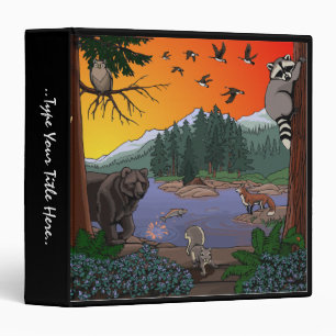 Classeur Album photo personnalisé pour enfants sur la faune