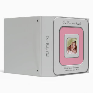 Classeur Album photo pour bébé fille rose