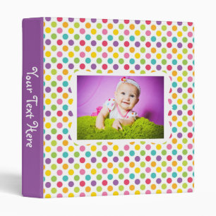 Classeur Album photo pour enfants Polka Dot