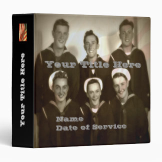 Classeur Album photo pour vétérans de la Marine 2ÈME GUERRE