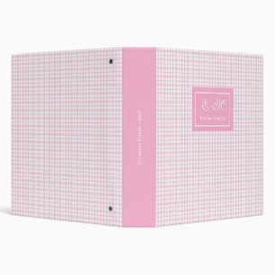 Classeur Album Photo Reliure 3 Anneaux Style Branché Plaid 