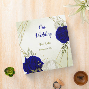 Classeur album photo royal blue white