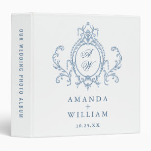 Classeur album photo Victorian Ornate Grace Floral Mariage