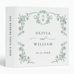 Classeur album photo Victorian Ornate Grace Mariage