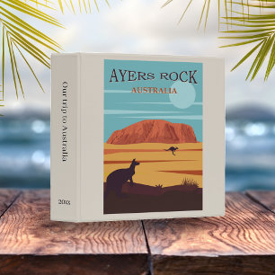 Classeur Album photo vintage Ayers Rock Australia