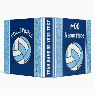Classeur Album photo volleyball bleu et blanc
