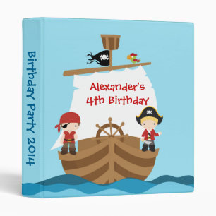 Classeur Album photos de fête d'anniversaire de bateau de