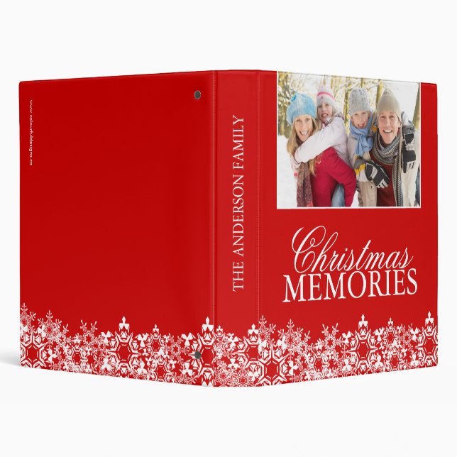 Classeur Album photos de Noël de famille (Arrière-plan)