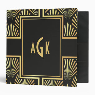 Classeur Album photos élégant d'art déco de noir et