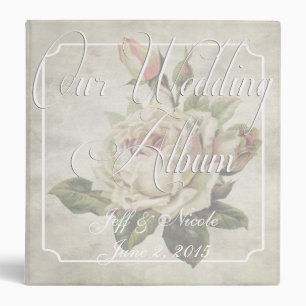 Classeur Album photos fait sur commande floral victorien de