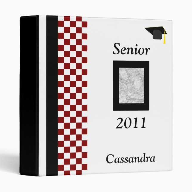 Classeur Album photos personnalisé de l'aîné 2011 (Devant/Côté)