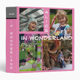 Classeur Album pour enfants. Au Pays des merveilles. Album