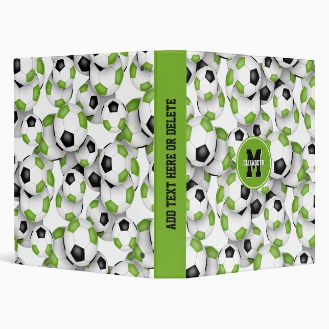 Classeur album scrap de football pour enfants en vert brill (Arrière-plan)