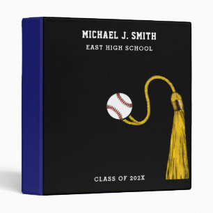 Classeur Album scrapbook personnalisé pour baseball senior