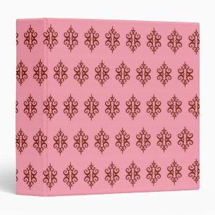 Classeur Album scrapbook rose et marron élégant