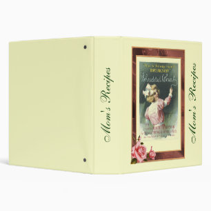 Classeur Album vintage des recettes de la maman