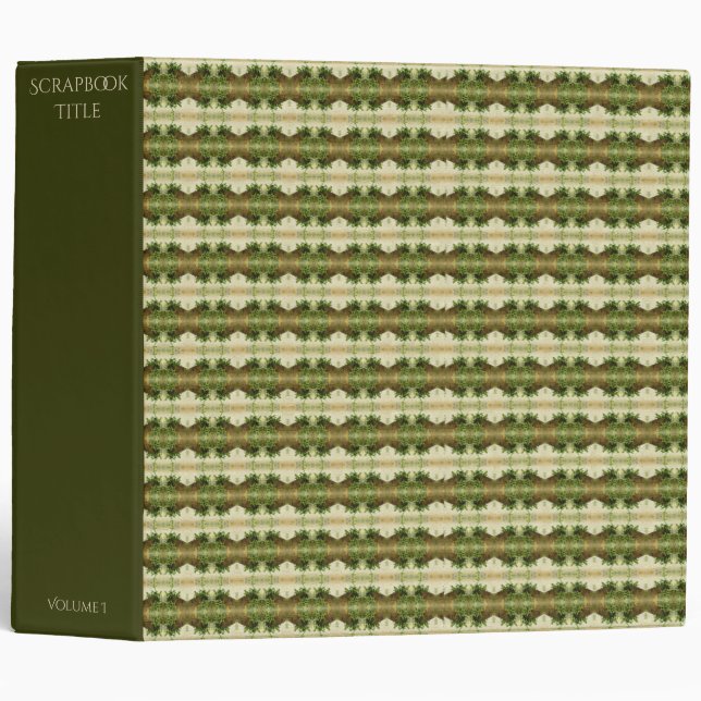 Classeur Alexina Scrapbook (Devant/Côté)