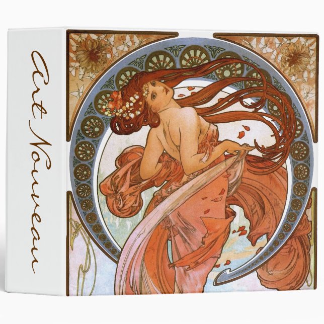 Classeur Alfons Mucha : Danse (Devant/Côté)