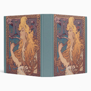 Classeur Alfonse Mucha Job Art Nouveau femme