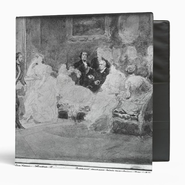 Classeur Alfred de Musset Eugene Delacroix (Devant/Intérieur)